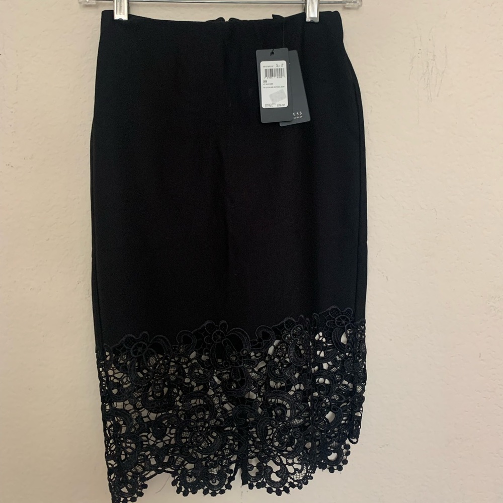 BNWT Guess Lace Pencil Skirt